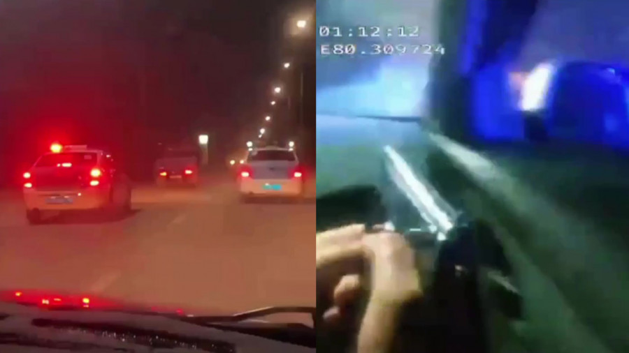 Семейде полиция мас жүргізушіні оқ атып тоқтатқан