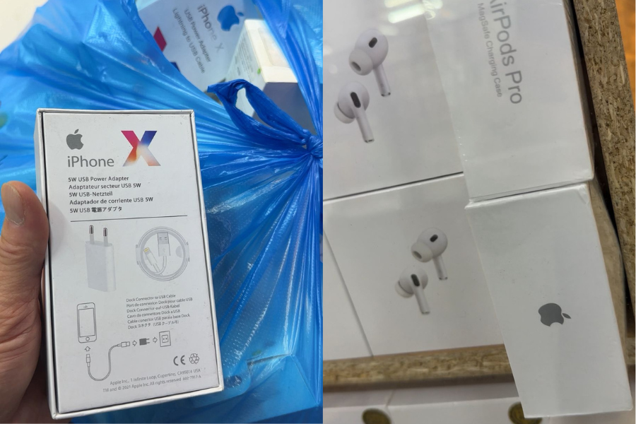 Алматыда “Байсат“ базарынан жалған Apple өнімдері тәркіленді