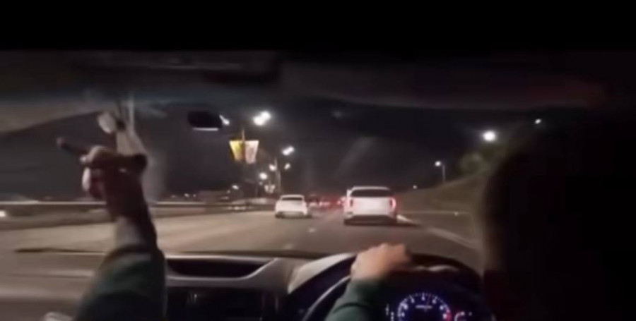 Алматыда жастар айналма жолда жарыс ұйымдастырған