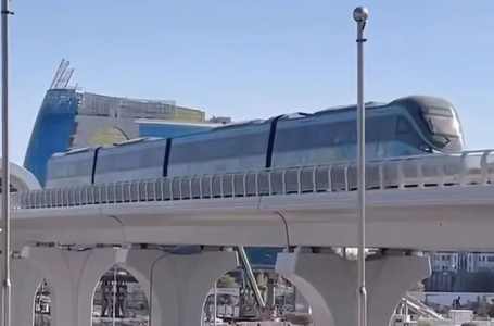 Желіде LRT-ның сынақтан өткізіліп жатқаны түсірілген видео пайда болды