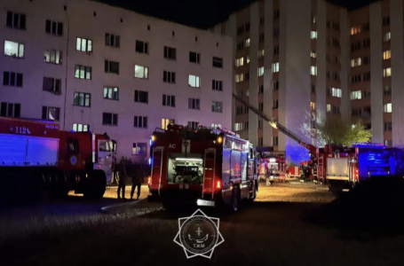 Көкшетауда көпқабатты үйден өрт шығып, 28 адам эвакуацияланды