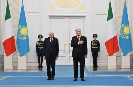 Тоқаев Ақордада Италия президентін қарсы алды