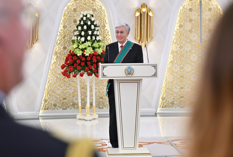 Тоқаевқа Италияның ең жоғары наградасы табысталды