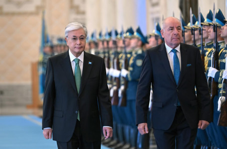 Тоқаев Ақордада Мажарстан президентін қарсы алды