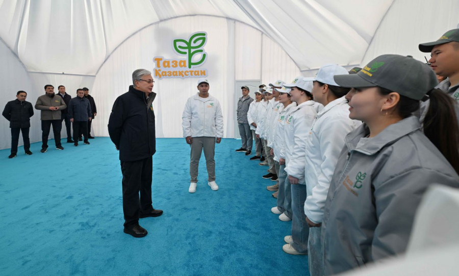 Президент Jasyl El белсенділеріне алғыс айтты