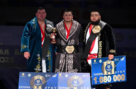 Шымкент балуаны Марат Байқамұров “Қазақстан барысы - 2025“ турнирінің чемпионы атанды