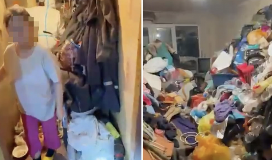 Атырауда балалы отбасы қоқыс арасында өмір сүрген (видео)