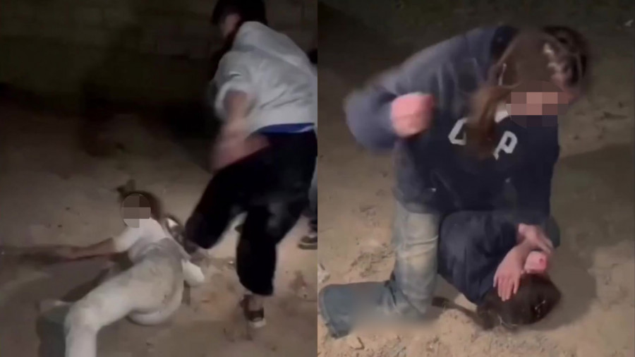 Жағаұстатар көрініс: Жаңаөзенде оқушылар арасындағы төбелес видеоға түсіп қалды