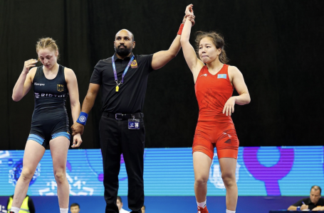 Мемлекет басшысы күрестен жеңімпаз атанған Шұғыла Өмірбекті құттықтады