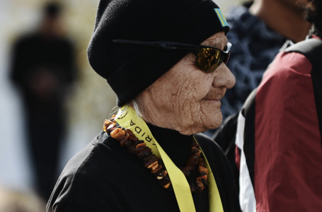 91 жастағы Щучинск қаласының зейнеткері Turkistan Marathon жарысына қатысты