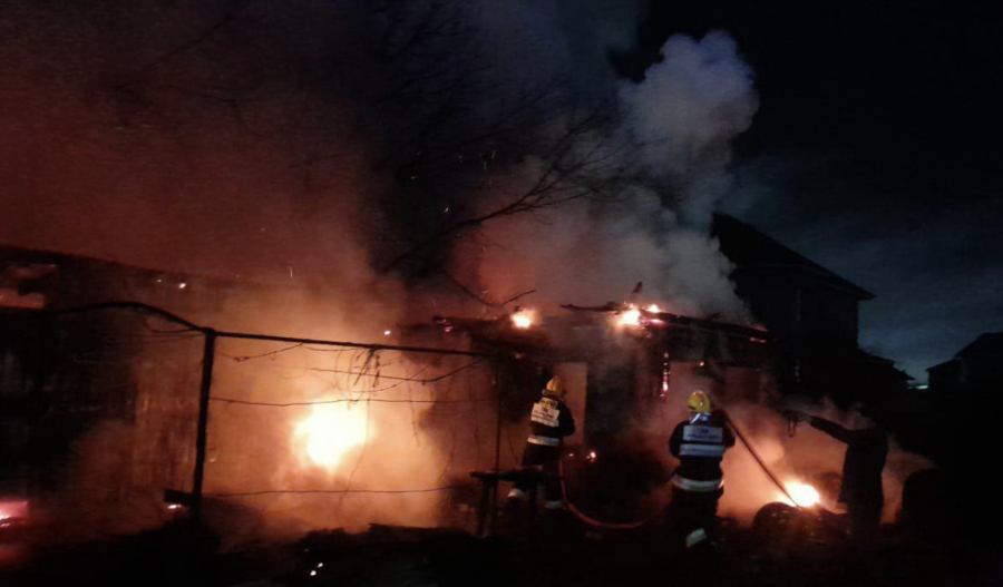 Семейде түн ішінде бірнеше үй жанып кеткен