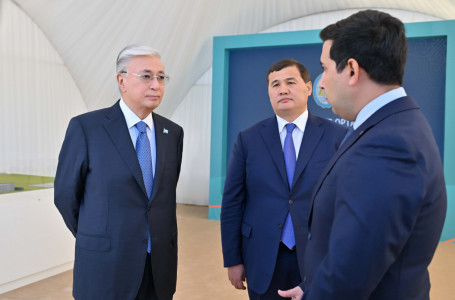 Президент жаңа жылу электр орталығына барды