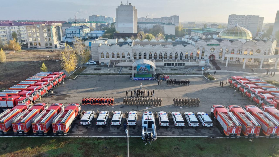 Оралда төтенше жағдайлар қызметіне жаңа техникалардың кілттері табысталды