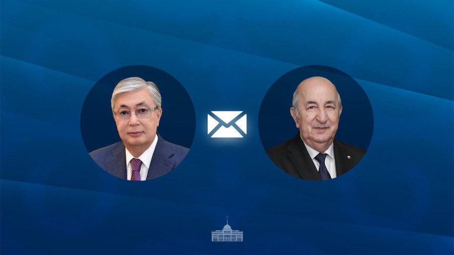 Тоқаев Алжир президентін Революция күнімен құттықтады