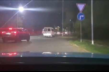 Таразда мас жүргізуші полицейлерден қашпақ болды (видео)