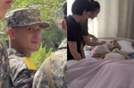 Түркияда ем алған сарбаз Ербаян Мұхтар елге оралды