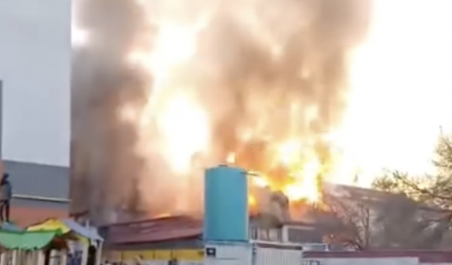 Алматыда балалар үйінің аумағы өртеніп жатыр