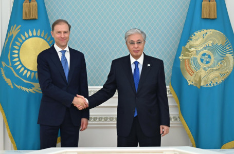 Тоқаев Ресей Үкіметі төрағасының бірінші орынбасарын қабылдады