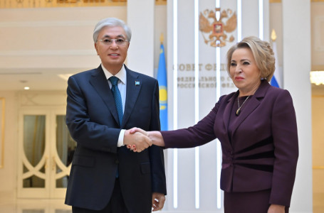 Президент Тоқаев Валентина Матвиенкомен кездесті