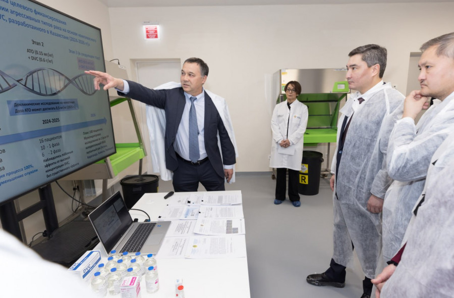 Қазақстандық ғалымдар обыр ауруына қарсы препаратты сынаудың жаңа кезеңін бастады