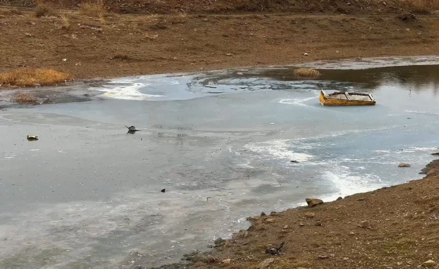Ақмола облысында үш бала мұз астына түсіп кеткен