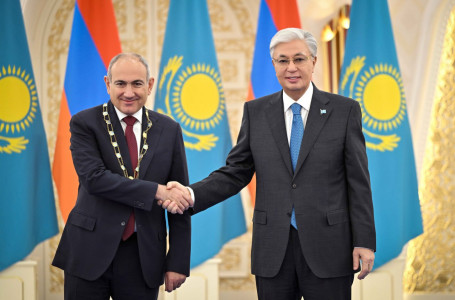 Тоқаев Пашинянды “Алтын Қыран“ орденімен марапаттады