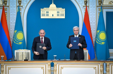 Қазақстан мен Армения тарапы бірнеше маңызды құжатқа қол қойды