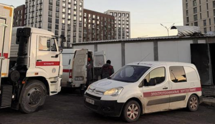 Астанада сол жағалаудағы тұрғын үй кешендерінде электр қуаты қалпына келтірілді
