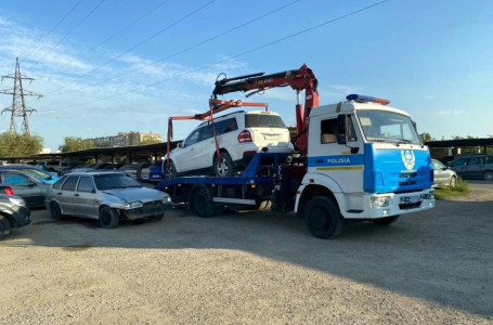 Алматы бойынша ауқымды рейд: берешегі барлардың көлігі айыппұл тұрағына қойылып жатыр