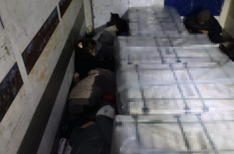 Шетел азаматтары құрылыс материалдары арасына жасырынып, шекарадан өтпек болған