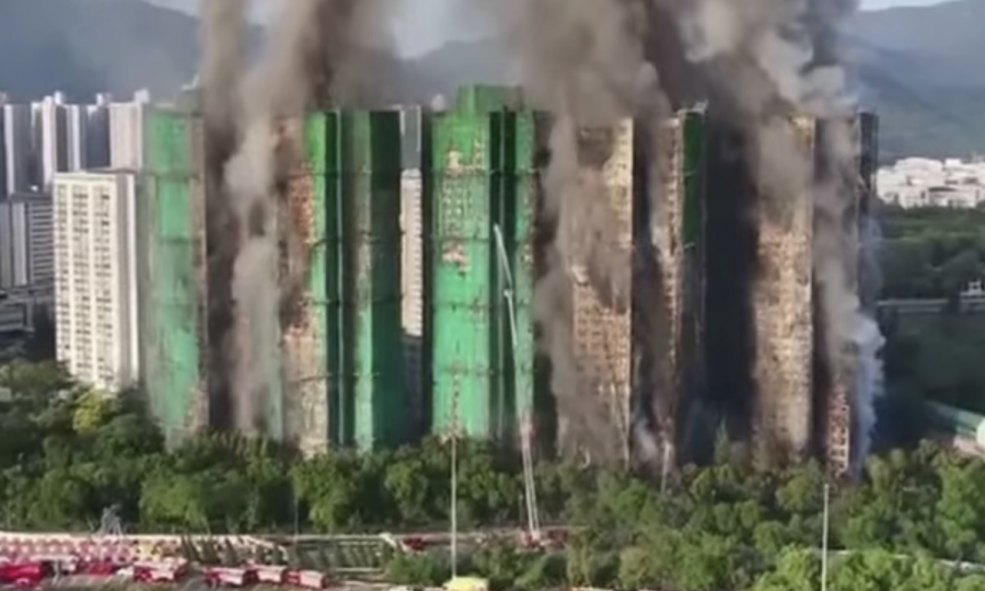 Гонконгтегі алапат өрт: Тоқаев Си Цзиньпинге көңіл айтты