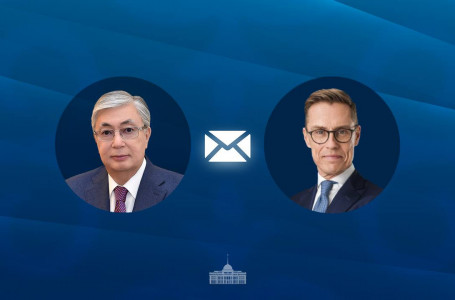 Тоқаев Финляндия президентін құттықтады