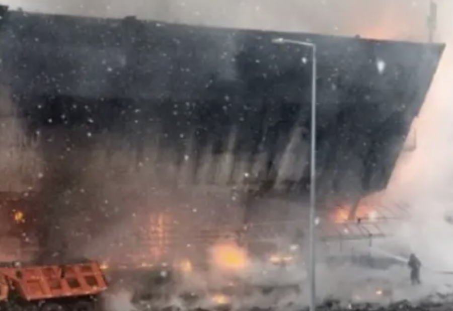 Астанада Cinema City кинотеатрының ғимараты өртенді