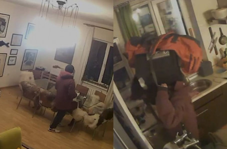 Алматыда ер адам пәтерден сейфті ұрлап, троллейбуспен алып кетпек болған (видео)