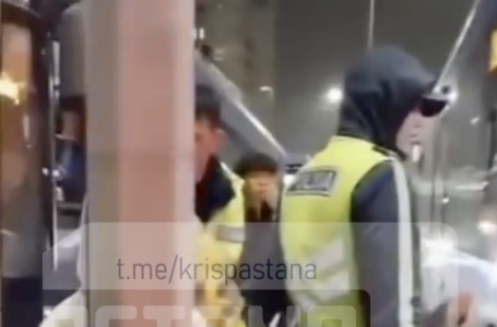 Жағаұстатар жайт: Астанада жасөспірімдер автобус жүргізушісіне бұрыш баллонын шашып жіберген