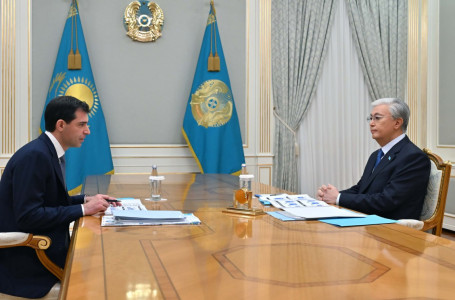 Тоқаев Qarmet директорлар кеңесінің төрағасы Лаврентьевті қабылдады