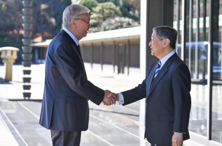 Тоқаев Жапония Императорының сарайына барды