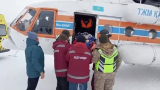 ШҚО-да жүкті әйел ауруханаға тікұшақпен жеткізілді