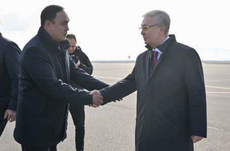 Тоқаев Жамбыл облысына жұмыс сапарымен барды