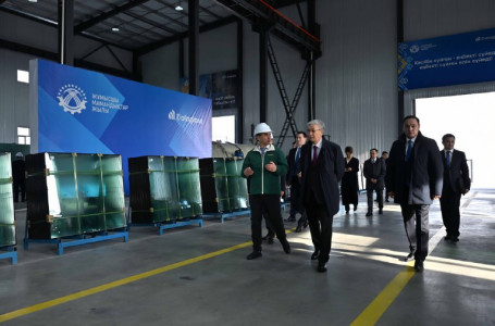 Тоқаев Dala Glass әйнек өндіретін кәсіпорын қызметімен танысты