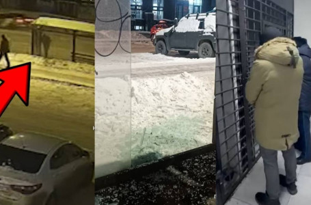 Астанада аялдама әйнегін сындырған ер адам Жаңа жылды темір тордың арғы жағында қарсы алады