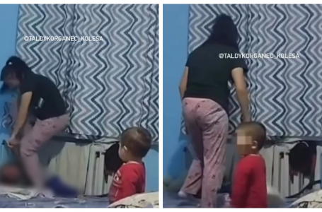 Жағаұстатар жағдай: Жаркентте әйел өз баласын аяусыз ұрып тастаған (видео)