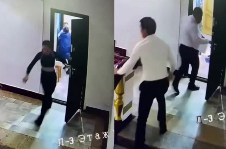 Желіде Серік Сәпиев пен орынбасары төбелескен сәттің видеосы тарады