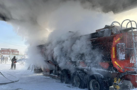 Павлодарда жанармай таситын көлік өртенді: бір адам зардап шекті