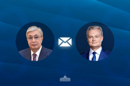 Тоқаев Литва президентіне құттықтау жеделхатын жолдады