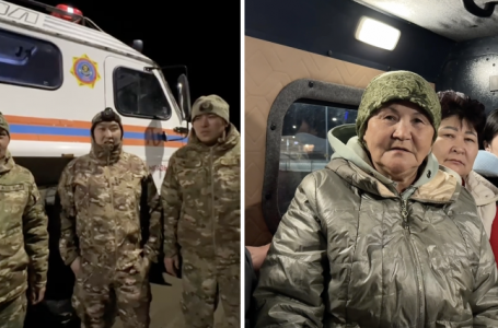 Атырау облысында батпаққа батқан 5 адам құтқарылды - видео