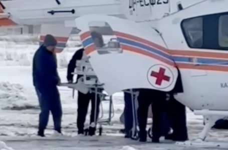 Жаңа туған егіз ТЖМ тікұшағымен Павлодарға шұғыл жеткізілді