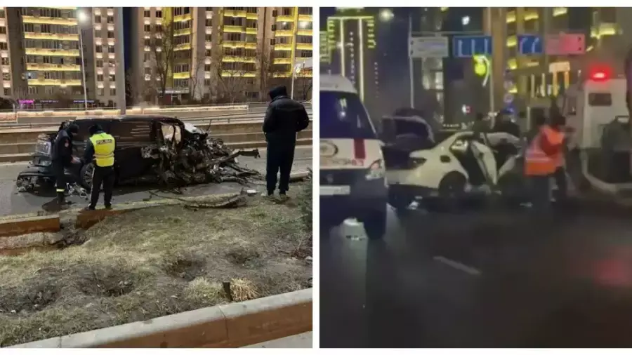 Әл-Фарабидегі жантүршігерлік жол апаты: полицейлердің жарысқа қатысы бар ма?