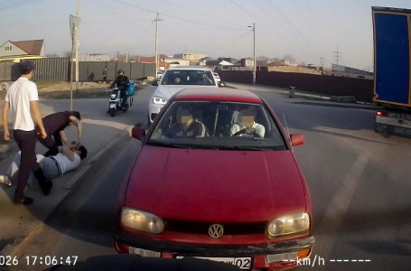 Алматыда бір топ адам жігітті себепсіз аяусыз соққыға жыққан (видео)