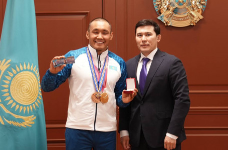 Ербол Хамитовқа “Қазақстанның еңбек сіңірген спорт шебері“ атағы берілді 